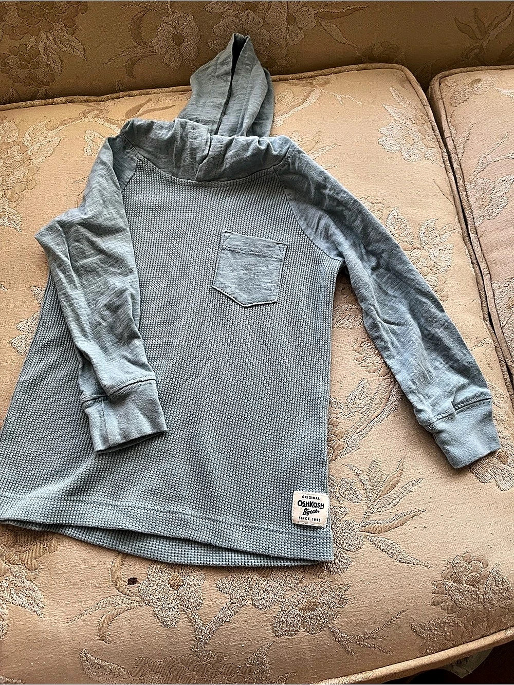 OshKosh Boys 2T/2A Blue Hoodie Like New